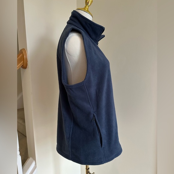 Columbia Blue Fleece Vest - Small - Picture 4 of 8